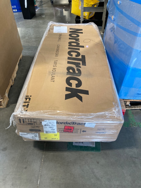 Photo 1 of * USE FOR PARTS.. TREADMILL TRACK ONLY**
NordicTrack T Series 10 Treadmill with 10" Tilting Touchscreen and Compact Design