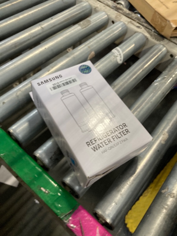Photo 1 of ** SEALED**
SAMSUNG Genuine Filters for Refrigerator Water and Ice, Carbon Block Filtration for Clear Drinking Water, HAF-QIN-2P, 2 Pack