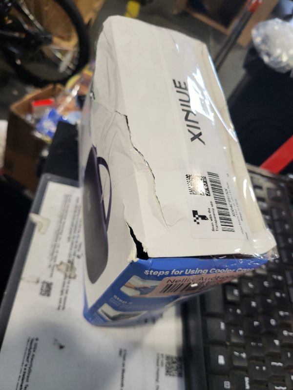 Photo 1 of ***ICE PACKS MISSING***
xinjue Insulin Cooler Travel Case with Temperature Display, TSA Approved Diabetic Cooling Bag for Insulin Pens and Supplies, Refrigerated Medicine Organizer with 2 Ice Packs