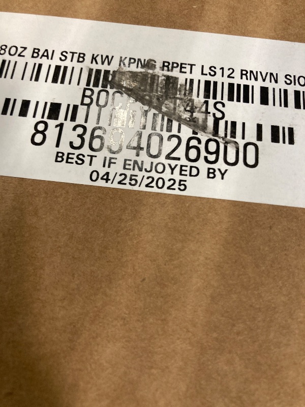 Photo 1 of ** EXPIRED 04/25/2025**
Bai Antioxidant Infused Water Beverage, Kupang Strawberry Kiwi, with Vitamin C and No Artificial Sweeteners, 18 Fluid Ounce Bottle, 12 Pack