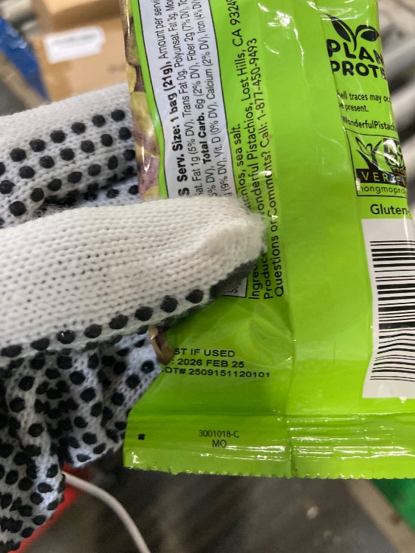 Photo 1 of ** opened for date**
Wonderful Pistachios No Shells, Roasted & Salted Nuts, 0.75 Ounce Bag (Pack of 14), Protein Snacks, Vegan Snacks, On-the-Go, Individual Snacks for Adults