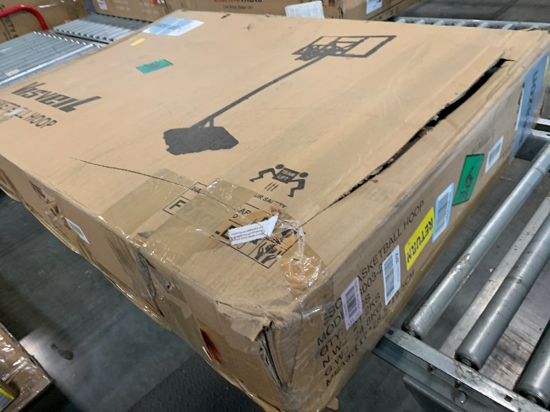 Photo 1 of Basketball Hoop,Portable Basketball Hoop System for Outdoor, Adjustable Height 5.7-10ft 45in Backboard Basketball Goal for Kids Teen and Adult Black