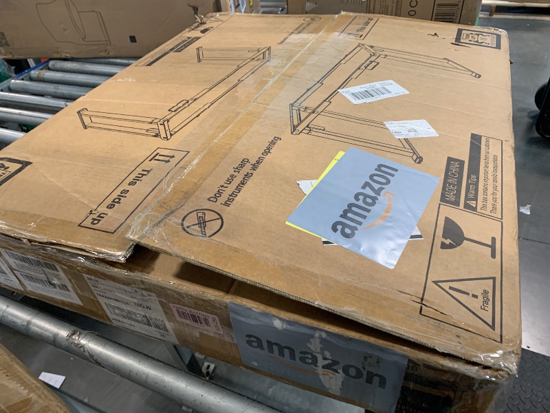 Photo 1 of 4-Leg Standing Desk Frame Dual Motor, Electric Adjustable Legs Compatible Desktop Size 39?-79?, 264 lbs Weight Capacity, Anti-collision Detection Stand Up Desk Frame Workstation, Black Frame Only