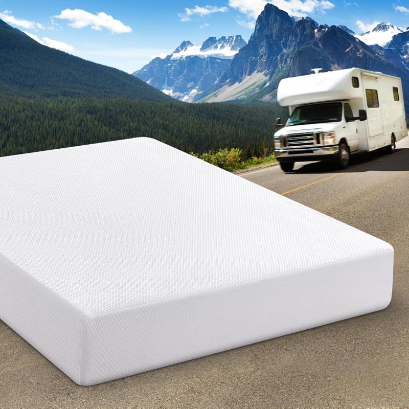 Photo 1 of 10 inch memory foam mattress short queen 