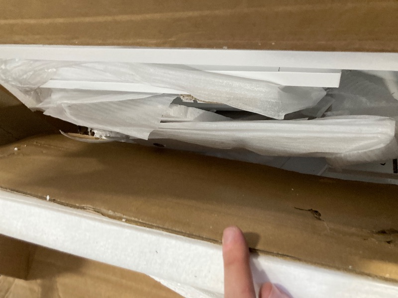 Photo 1 of Jocoevol Buffet Cabinet with Storage, Sideboard Kitchen Pantry Coffee Bar Cabinet, Large Wood Food Storage Cabinet with Drawers/Doors/Shelves/for Kitchen Dining Room, White