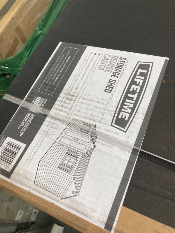 Photo 1 of ****MULTIPLE BOX SET**** Lifetime 6446 Outdoor Storage Shed, 8 x 15 Foot, Desert Sand
