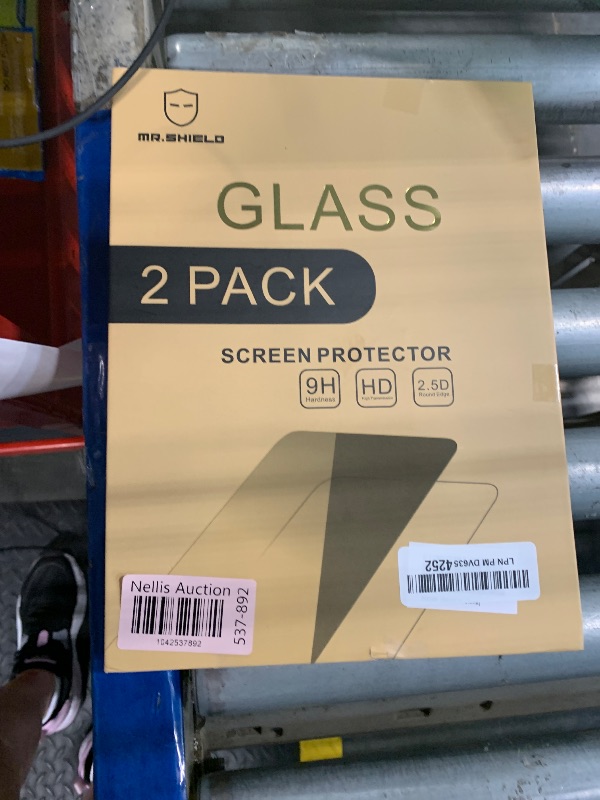 Photo 1 of [2-PACK]-Mr.Shield Designed For Samsung Galaxy Tab A 9.7 Inch [Tempered Glass] Screen Protector [0.3mm Ultra Thin 9H Hardness 2.5D Round Edge] with Lifetime Replacement