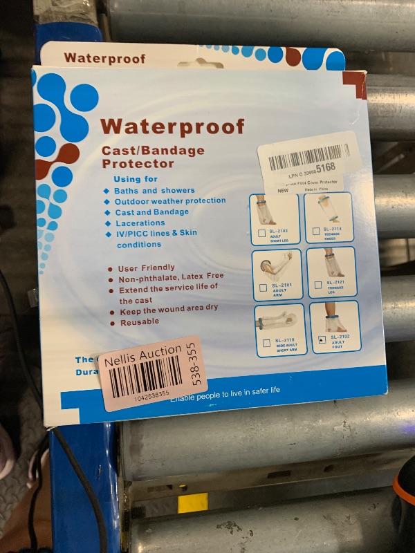 Photo 1 of 100% Waterproof Foot Cast Cover Wound Protector for Shower Bath, Watertight Cast Bag Covers for Broken Surgery Foot, Wound and Burns - Reusable [2025 Upgrade]