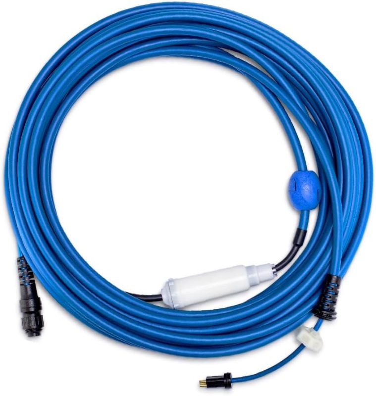Photo 1 of 9995862-DIY Cable and Swivel for Dolphin Robotic Pool Cleaners M200 for Nautilus CC Plus 60ft 2 Wires (18M)