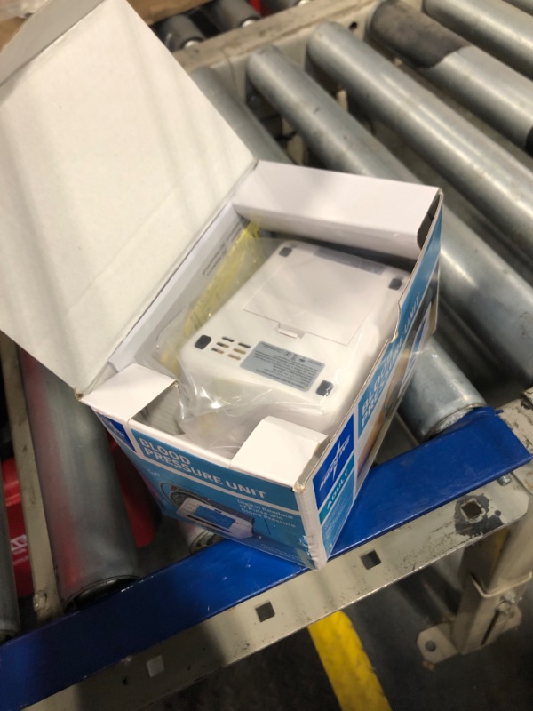 Photo 1 of Medline Automatic Digital Blood Pressure Monitor with Standard Adult Cuff for Upper Arm, with Large LED Display, Batteries Included, Great for Home Use, Professional Medical Use