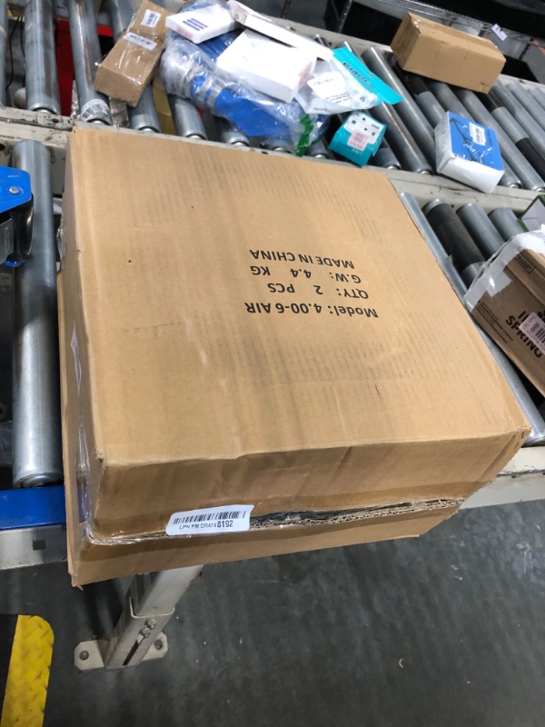 Photo 1 of 13 Inch 2 PCS Rubber Pneumatic Replacement Tires and Wheels 4.00-6 with 5/8'' Bearing and 3.15'' Offset Hub, Anti-slip Inflated Air Wheel for Garden Wagon/Hand Truck/Trolley/Garden Scooter etc.