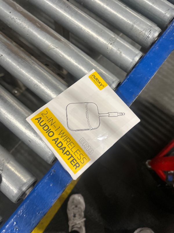 Photo 1 of Nulaxy Air in-Flight Bluetooth Wireless Audio Transmitter Receiver for up to 2 AirPods & Wireless Headphones, Bluetooth Adapter for All 3.5mm Jacks on Airplanes, Gym Equipment, TVs & Gaming Consoles