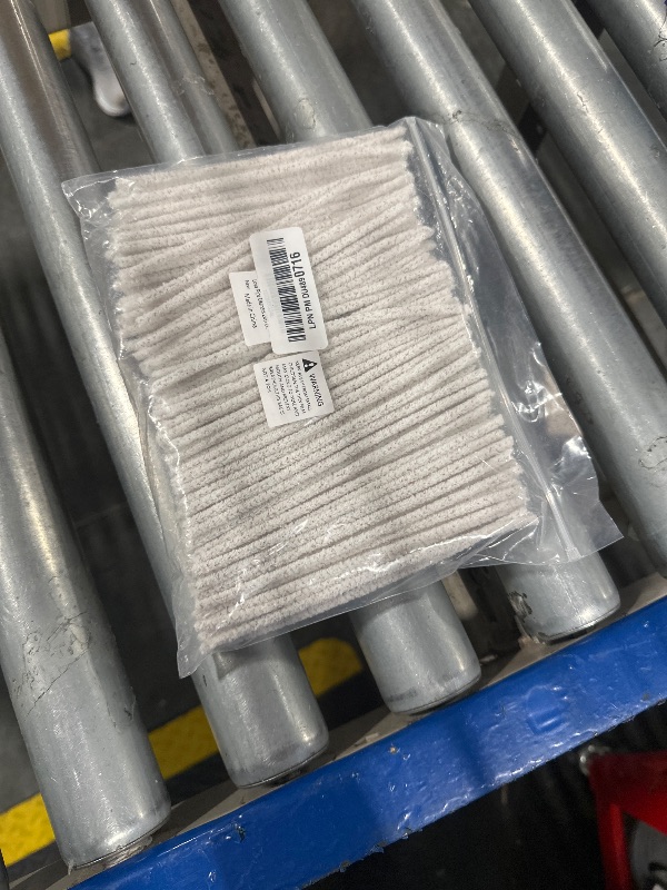Photo 1 of (200) Lova  Cleaners Bulk (Hard Bristle) Easily Cleans, Glass Pipe Cleaner for Cleaning, Glass Pipes, Pipecleaners, Chenille Stems, (6 Inchs), 100% Cotton, Steel Wire, White