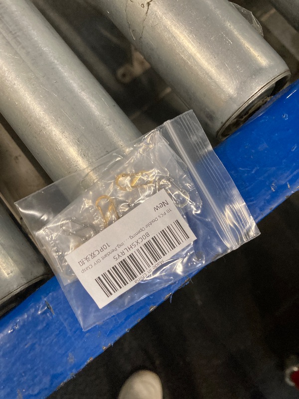 Photo 1 of 10 PCs Double Opening Necklace Shortener Clasps,Stainless Steel Bracelet Clasps and Closures for Jewelry Making,Pendant DIY Clasp