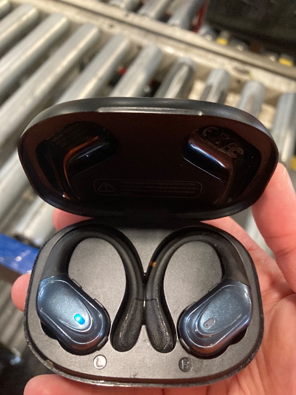 Photo 1 of **missing charge cord and plug**
Wireless Earbuds Bluetooth Headphones 80hrs Playback Ear Buds Power Display with Noise Canceling Mic Headsets for Sports/Workout/Running Black
