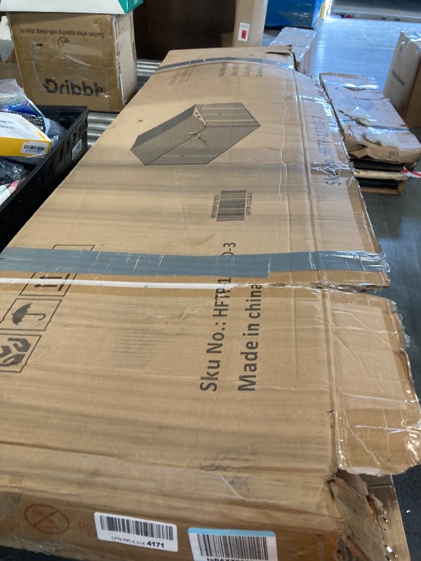 Photo 1 of **WILL NEED TRUCK FOR PICK UP 3 EXTRA LARGE BOXES**
KEIKI 10x 14 FT Metal Storage Shed Outdoor, Large Garden Shed with Roof & Lockable Doors, Utility Tool Sheds Frame & 4 Vents for Patio Backyard Bicycles Storage House, All Weather Use, Light Grey