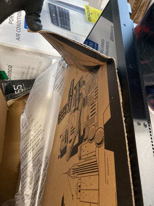 Photo 1 of **unable to get cover off tv so unable to test**Roku Smart TV – 55-Inch Pro Series 4K QLED RokuTV with Backlit Roku Voice Remote Pro, Dolby Vision IQ, 120Hz Refresh Rate – Live Local News, Sports, Gaming