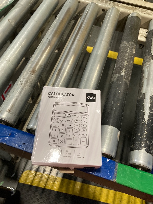 Photo 2 of Calculator, Deli Standard Function Desktop Calculators with 12 Digit Large LCD Display and Sensitive Button, Solar Battery Dual Power Office Calculator, Green