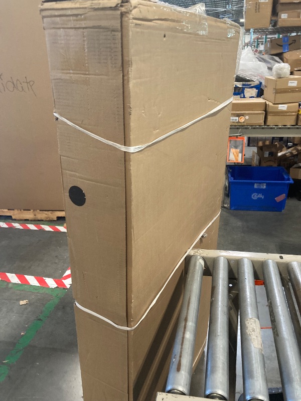Photo 1 of **factory sealed**Keter Denali 150 Gallon Resin Large Deck Box with Double Wall 20mm Panels - Paintable and Drillable-Organization and Storage for Patio Storage Box and Outdoor Items, Grey & Black