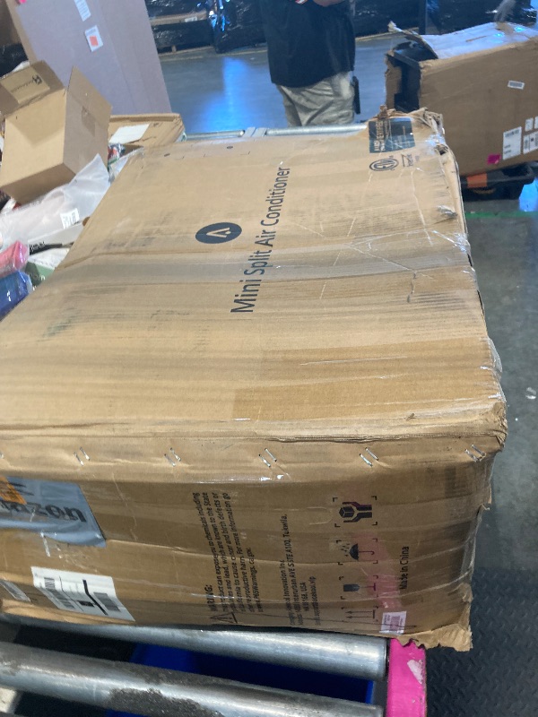 Photo 1 of Acekool 9000 BTU Smart Mini Split AC/Heating System 23 SEER2 Split Inverter Air Conditioner with Pre-Charged Heat Pump & Installation Kit, Cools Rooms up to 650 Sq. Ft, 115V