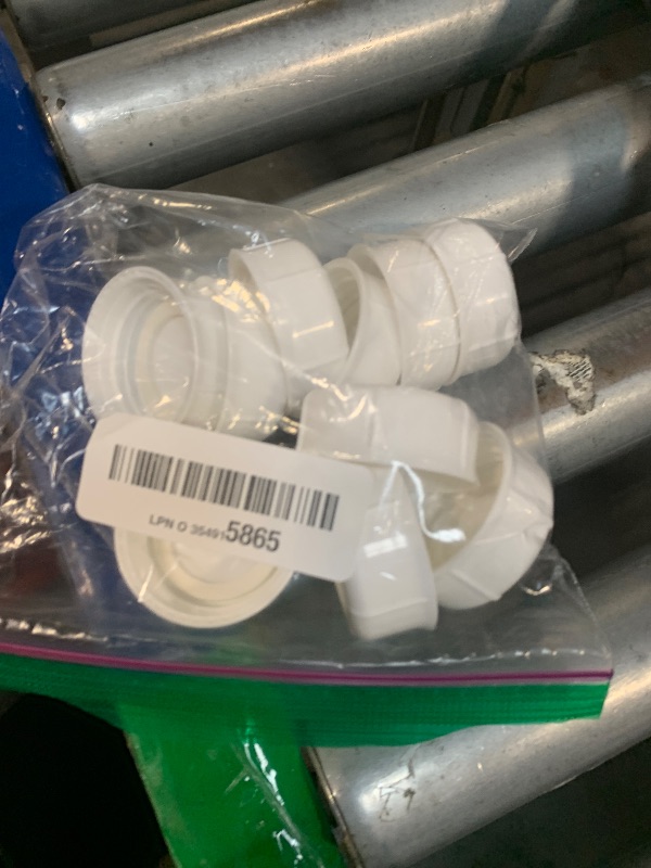 Photo 1 of 10pcs Narrow Baby Bottle Caps for Dr Brown & Medela Bottles, BPA Free Travel and Storage Baby Bottle Lids Replacement Parts with Sealing Gasket for Ameda Baby Bottles Accessory (White)