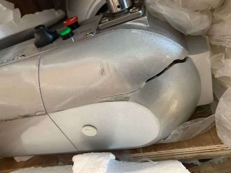 Photo 1 of ** FINAL SALE / NO RETURN  ONLY PARTS ** VEVOR Commercial Mixer, Commercial Food Mixer 10Qt Stainless Steel Bowl, 450W Commercial Stand Mixer with 3 Speeds Adjustable, Dough Hook Whisk Beater Included, Perfect for Bakery Pizzeria, Silver