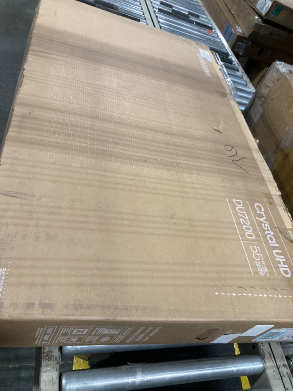 Photo 1 of ** OPNLY PARTS** SAMSUNG 55-Inch Class Crystal UHD 4K DU7200 Series HDR Smart TV w/Object Tracking Sound Lite, PurColor, Motion Xcelerator, Mega Contrast, Q-Symphony (UN55DU7200, 2024 Model)