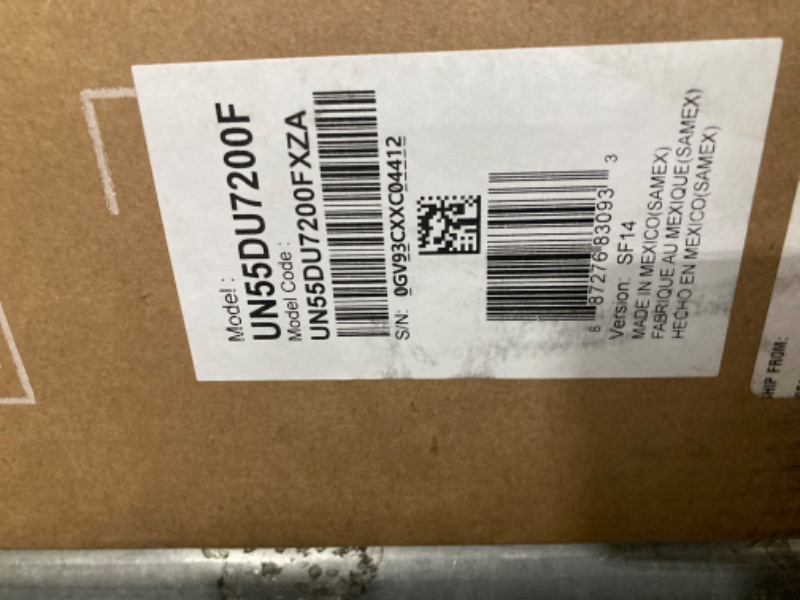 Photo 1 of ** OPNLY PARTS** SAMSUNG 55-Inch Class Crystal UHD 4K DU7200 Series HDR Smart TV w/Object Tracking Sound Lite, PurColor, Motion Xcelerator, Mega Contrast, Q-Symphony (UN55DU7200, 2024 Model)