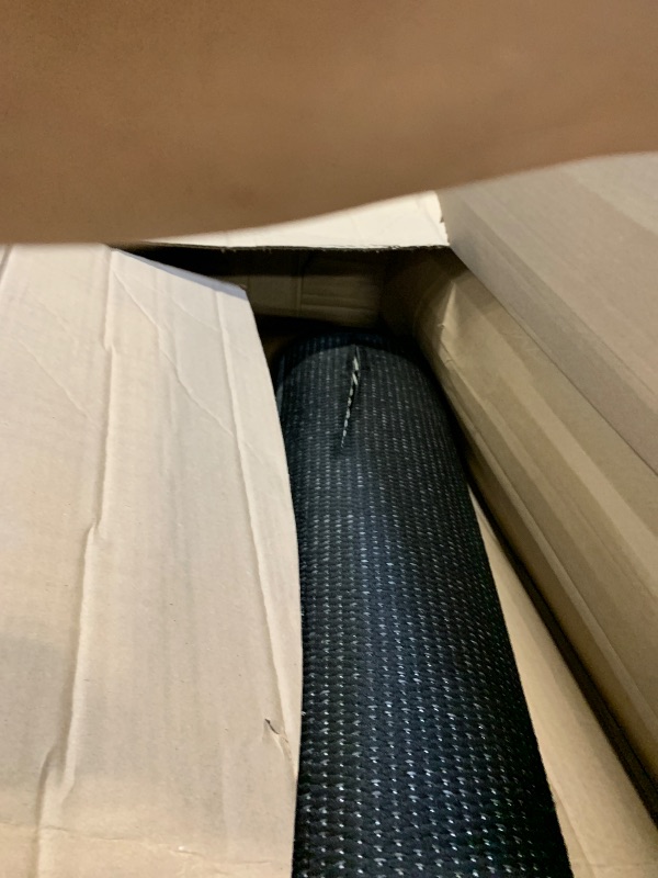 Photo 1 of  **torn at the bottom corner**Sunbrella Striped Fabric by The Yard carpet