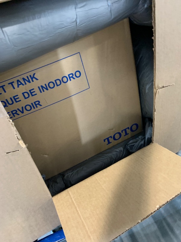 Photo 1 of **TANK AND LID ONLY** Aquia IV Arc 2-Piece 0.9/1.28 GPF Dual Flush Elongated ADA Comfort Height Toilet in Cotton White SoftClose Seat Included