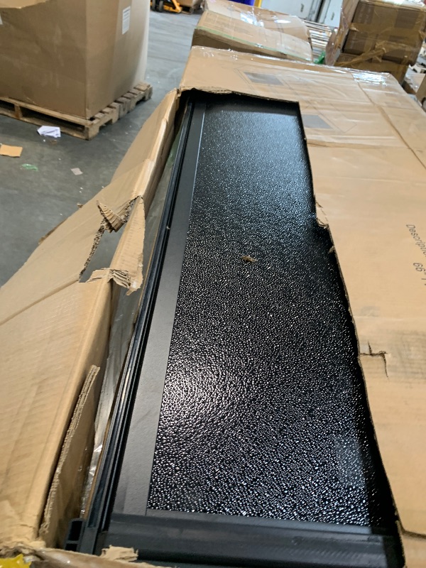 Photo 1 of  Hard Tri-Fold Style Black FRP Fiberglass Truck Bed Cover