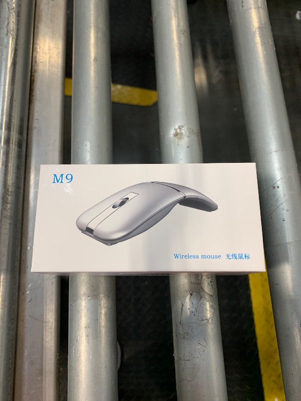 Photo 1 of ACOZYKITTEN Arc Bluetooth Mouse, Ultra-Slim Rechargeable Rotating Wireless Curved Mouse, Dual Mode (BT5.0/3.0+2.4G), Portable Travel Mouse for Laptop, PC, Mac, iPad, Tablet, Chromebook - Silver