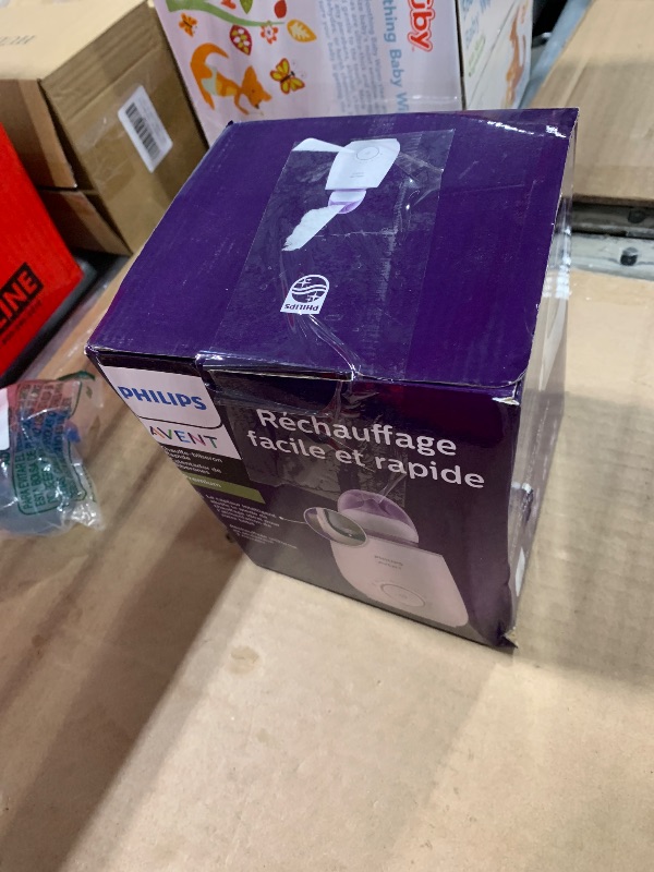 Photo 1 of   Philips Avent Premium Fast Bottle Warmer, with Smart Temperature Control, Water Bath Technology, Automatic Shut-Off, Model SCF358