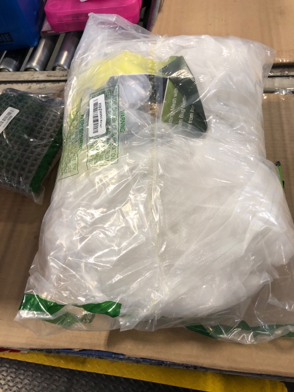 Photo 1 of 10' x 12' Large Fruit Tree Netting for Squirrels and Birds with Drawstring, Insect Bird Netting Pest Barrier for Garden Protection (White)