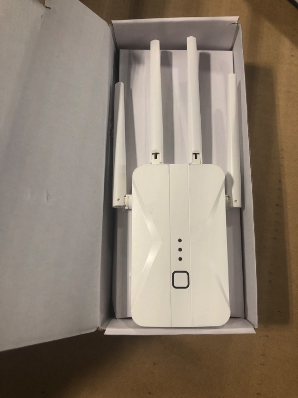 Photo 1 of WiFi Extender Signal Booster, 2025 WiFi Extender AC1200Mbps Dual Band (5.8GHz/2.4GHz), WiFi Booster with Ethernet Port for Home Covers up to 10000 Sq.ft, Compatible with More Devices