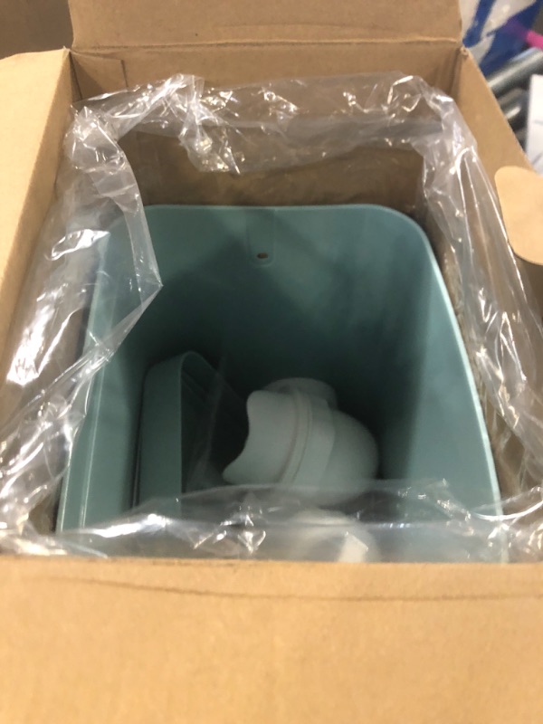 Photo 1 of ?Tgeyd Chicken Feeder and Chicken Waterer Set (3 Gallon/26 Pounds) - Hanging Automatic Chicken Feeder No Waste - Chicken Coop Accessories - Poultry Waterer
