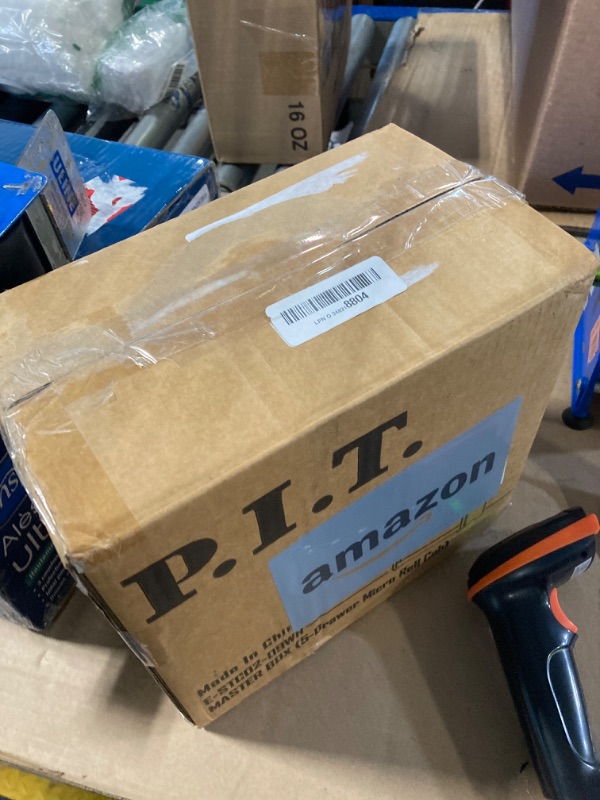 Photo 1 of P.I.T. Mini White Tool Box, Portable 5-Drawer Micro Roll Cab Steel Stackable Tool Box with Liner, White Small Tool Case for Tools Storage and Organizers, Home DIY