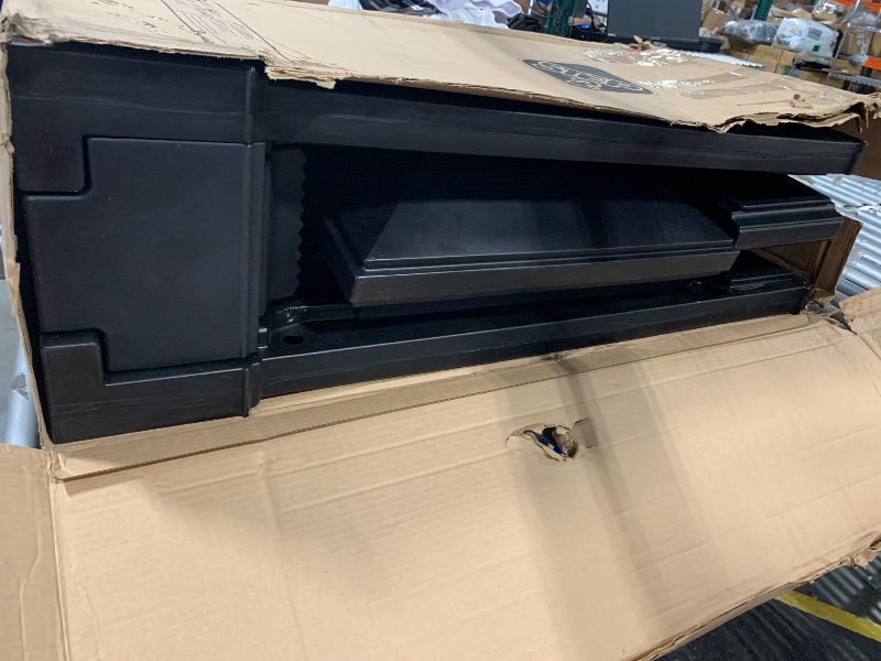 Photo 1 of Step2 Atherton Reserve Storage Mailbox & Post, Extra Storage, Weather Resistant, Large Outdoor Mailboxes, Made of Durable Plastic, Easy to Install, Flag Included, Onyx Black