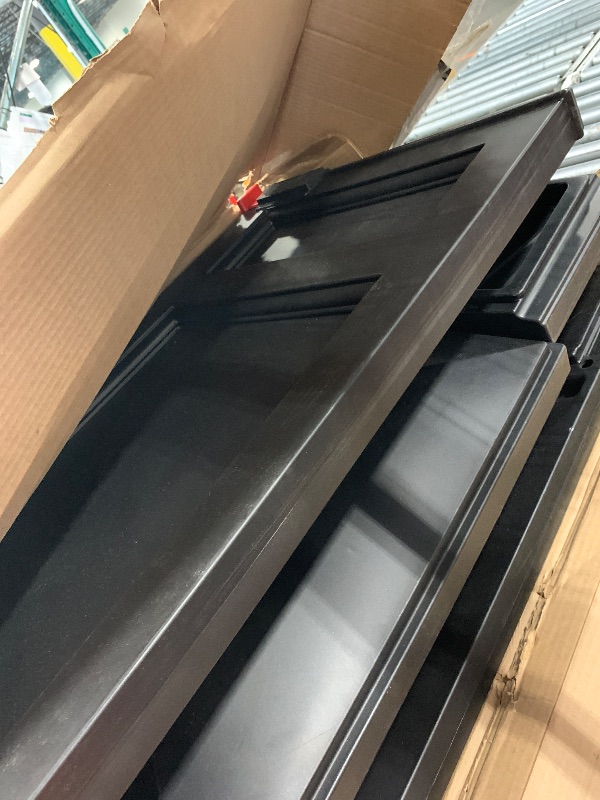 Photo 1 of Step2 Atherton Reserve Storage Mailbox & Post, Extra Storage, Weather Resistant, Large Outdoor Mailboxes, Made of Durable Plastic, Easy to Install, Flag Included, Onyx Black