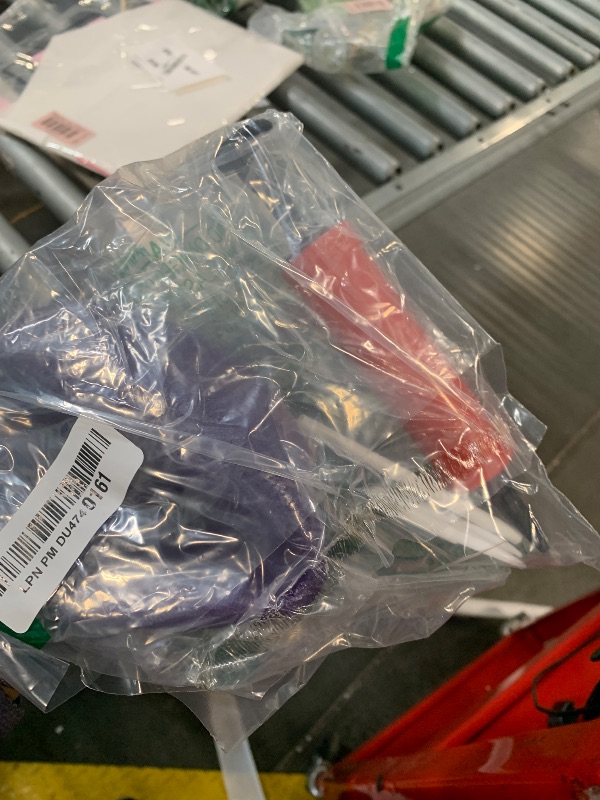 Photo 1 of MOMPLUS 6 Inch Exercise Pilates Mini Yoga Balls Barre for Home Stability Squishy Training Physical Therapy Improves Balance Core Strength Comes with Pump(Purple, 6 Inch)