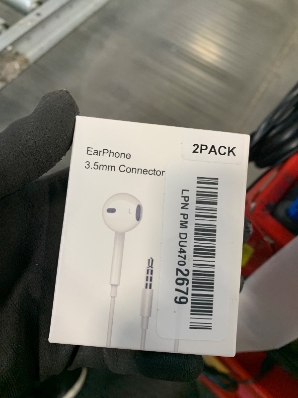 Photo 1 of 2 Pack for Apple Earbuds Wired [Clear Call], [MFi Certified] 3.5mm Headphones with Microphone Volume Control HiFi Stereo for iPhone/iPad/Kindle/Weather Radio