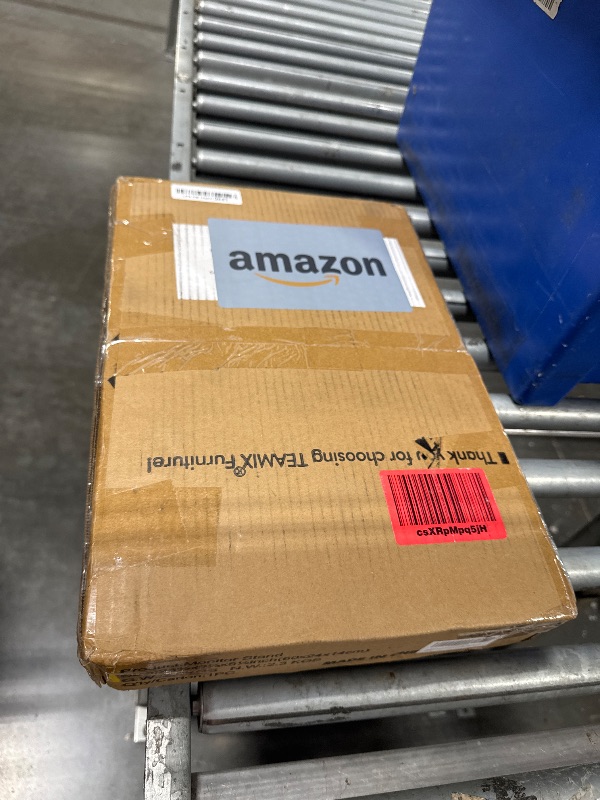 Photo 1 of TEAMIX 24 inch Monitor Stand Riser, Rustic Brown Wood & Steel Computer Monitor Stand with Storage, Laptop, PC, Printer Stand Riser for Desktop Office Desk Organizers