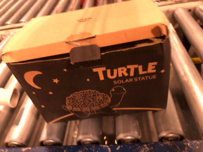 Photo 1 of Nacome Solar Garden Outdoor Statues Turtle with Succulent and 7 LED Lights - Lawn Decor Tortoise Statue for Patio, Balcony, Yard Ornament - Unique Housewarming Gifts