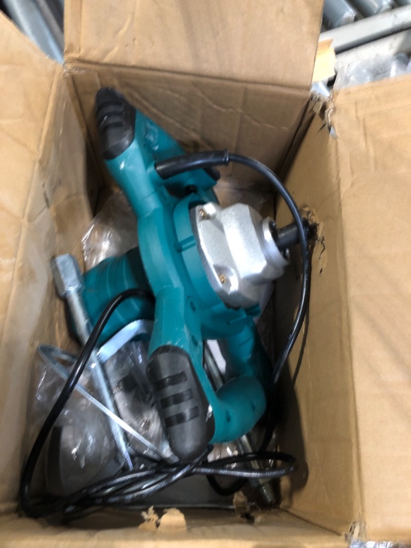 Photo 1 of Goyappin Cement Mixer, 2300W Portable Electric Concrete Mixer with 6 Adjustable Speed, Handheld Paint Mixer,Thinset Mixer for Mixing Mud, Cement, Mortar, Fodder