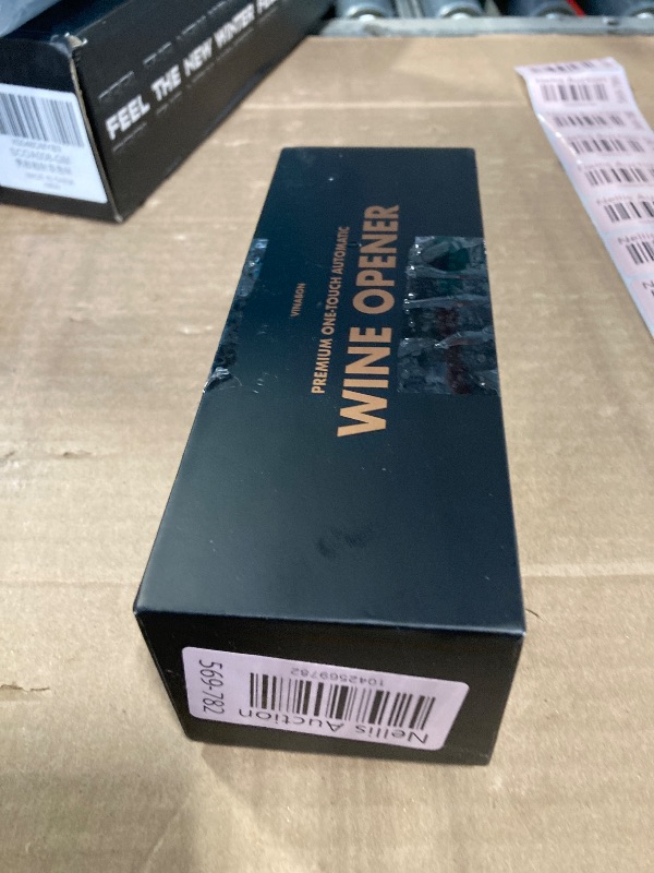 Photo 1 of VINABON Electric Wine Opener - Premium 2025 Rechargeable Wine Bottle Opener Corkscrew with Foil Cutter, One-Touch Automatic Operation & LED Lights. Includes Wine Guide eBook