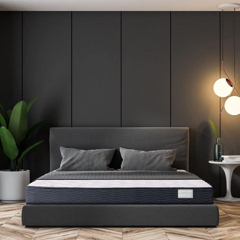 Photo 1 of 12 Inch Twin Medium Firm Cooling Gel Memory Foam Mattress for Cool Sleep Pressure Relieving CertiPUR-US Certified Foam, Mattress in