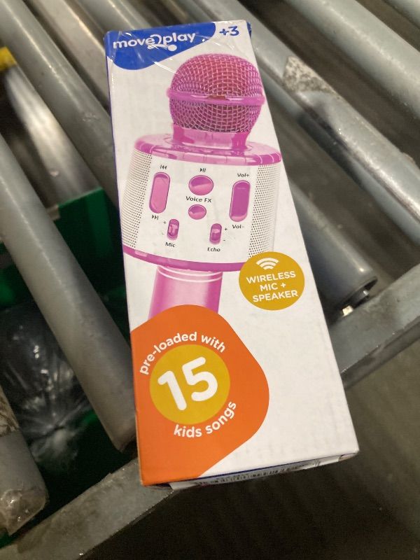 Photo 1 of Move2Play, Kids Karaoke Microphone | Includes Pre-Loaded Songs & Bluetooth | Kids Birthday & Easter Gift | Toy for All Ages 2, 3, 4, 5, 6+ Year Old Girls, Boys & Toddlers