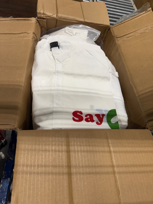 Photo 1 of Sayok Inflatable Tunnel Sports Tunnel Entrance Inflatable Tunnel Tent for Event Wedding Advertising Party Exhibition Promotion(White, 16.5x10x10ft)