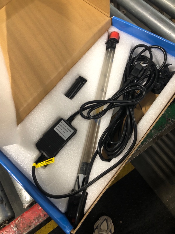Photo 1 of 32W Aquarium UV Light for 100-2000 Gallon, UV Pond Water Clarifier for Koi Pond, Swimming Pool, Spa, Large Fish Tank, Cold Plunge UV Light for Pond Algae Control
