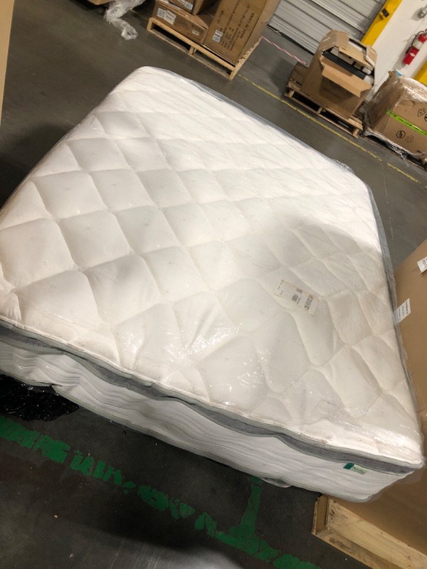 Photo 2 of *** SIZE  UNKNOWN***12 Inch  Mattress - Medium Firm Innerspring Support with Tight Top - Memory Foam & Polyester Cover – Lightweight - Easy Setup - Twin Mattress in a Box - White